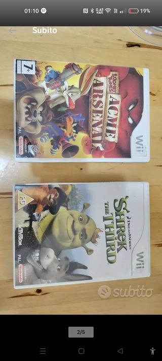 4 Giochi Wii: Pirati, Bratz, Acme, Shrek