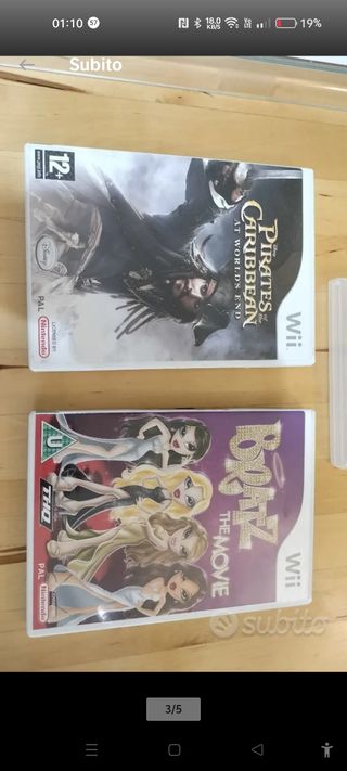 4 Giochi Wii: Pirati, Bratz, Acme, Shrek