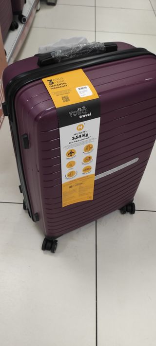 Maleta Totto Morada Mediana