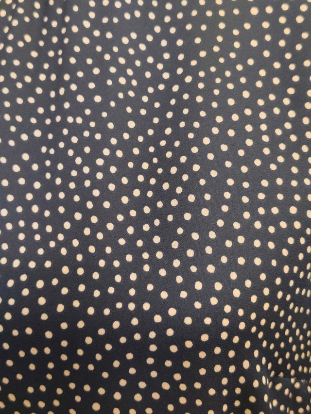 Vestido lunares negro y blanco