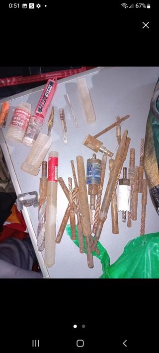 Brocas usadas varias
