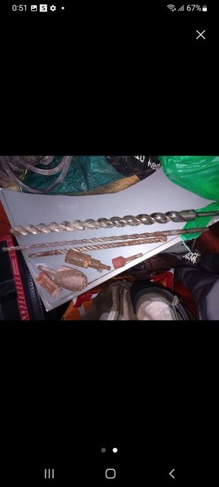 Brocas usadas varias