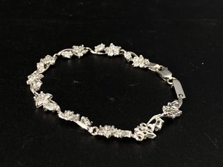 pulsera oro 18k con piedra