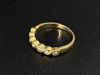 anillo oro 18k con piedra