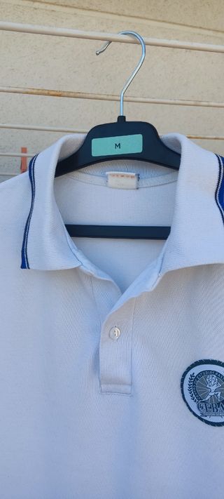 Polo Cebat manga larga blanco
