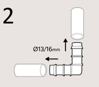 Conectores Rega Geolia 16mm - 25 peças