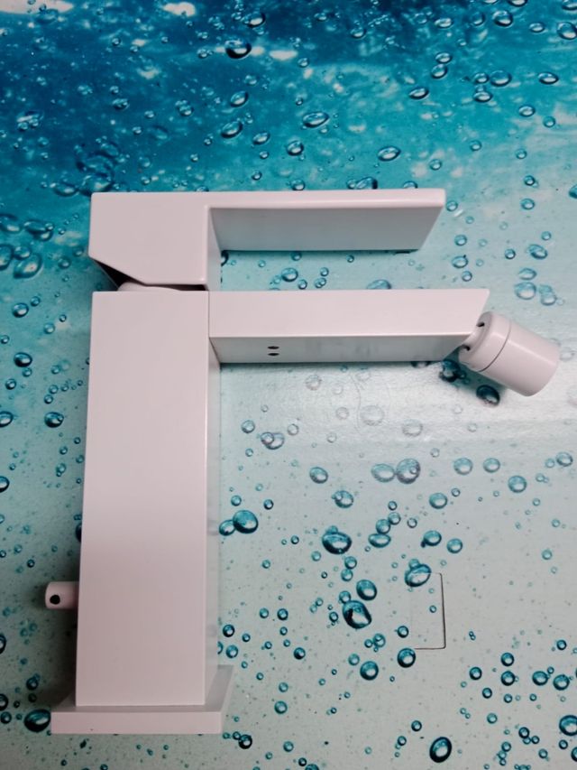 Monomando bidé baño blanco mate