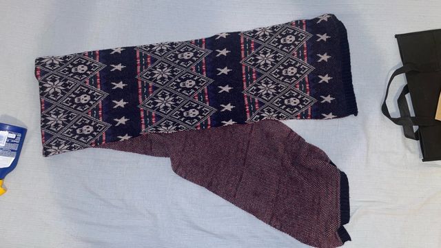 Sciarpa Invernale Calda - Blu, Rosso