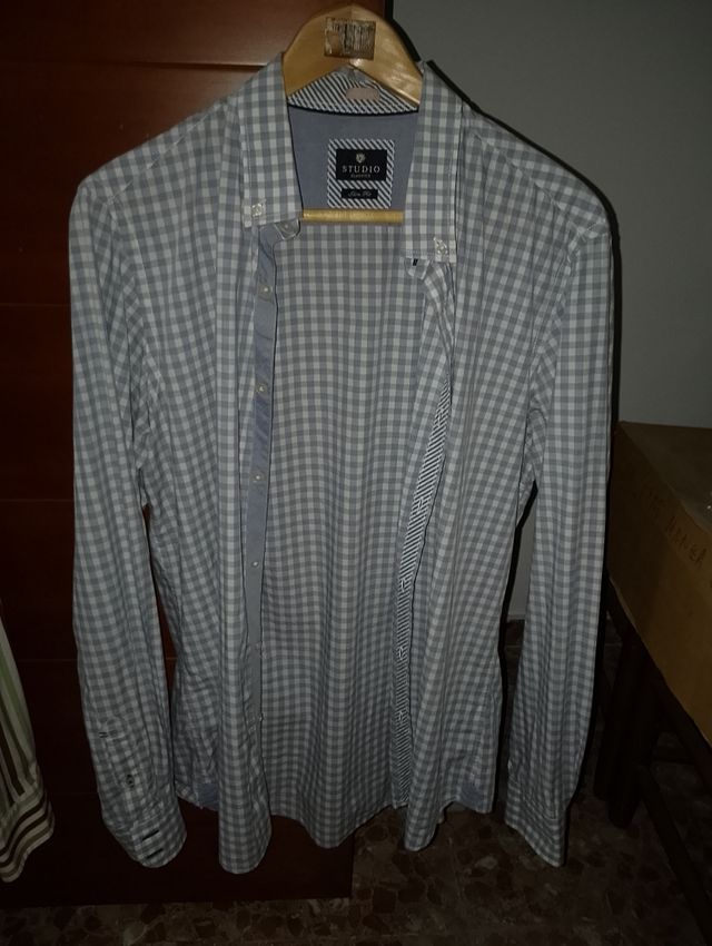 Camisa cuadros Studio XL