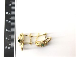 pendientes oro 18k con piedra