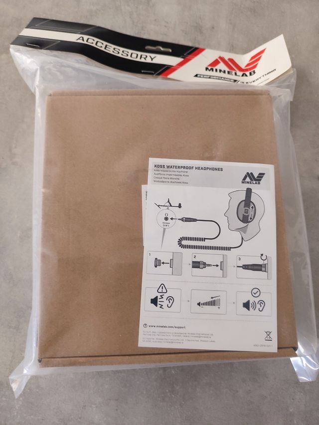 Auriculares sumergibles Minelab