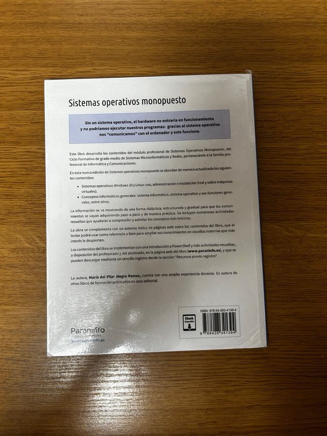 Sistemas Operativos Monopuesto - Paraninfo