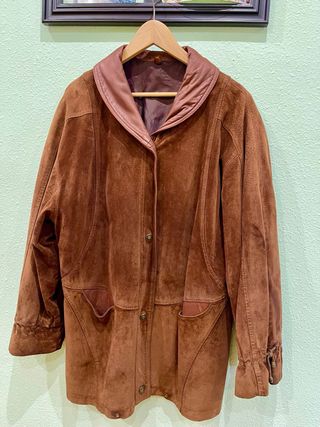 Chaqueta ante marrón Señora