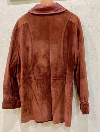 Chaqueta ante marrón Señora