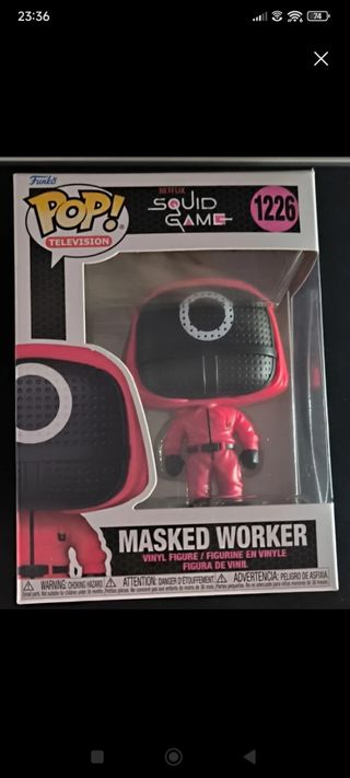 Funko Pop! Squid Game Trabajador Enmascarado