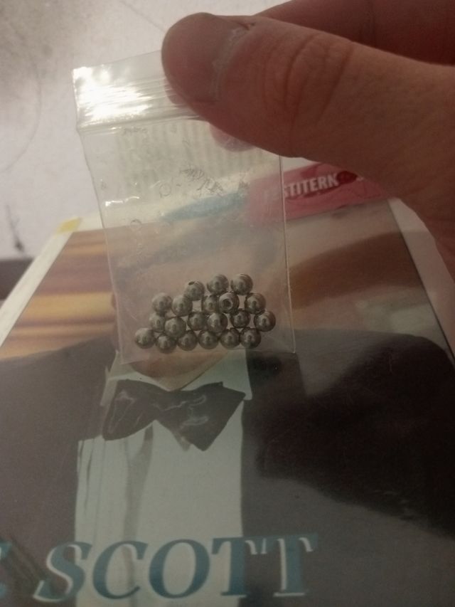 Pack 20 Bolitas Piercing 6mm NUEVAS