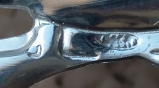 Calimero su dondola in metallo  da collezione 
