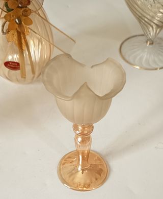 Set Vetro Soffiato Murano - Ambra solare Pz 5 