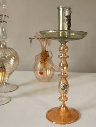 Set Vetro Soffiato Murano - Ambra solare Pz 5 