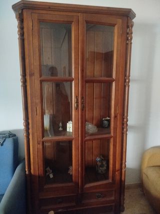 Muebles de madera 2 armarios para salon