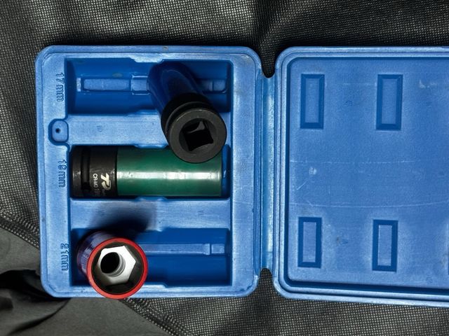 Juego vasos impacto aluminio 17-19-21mm