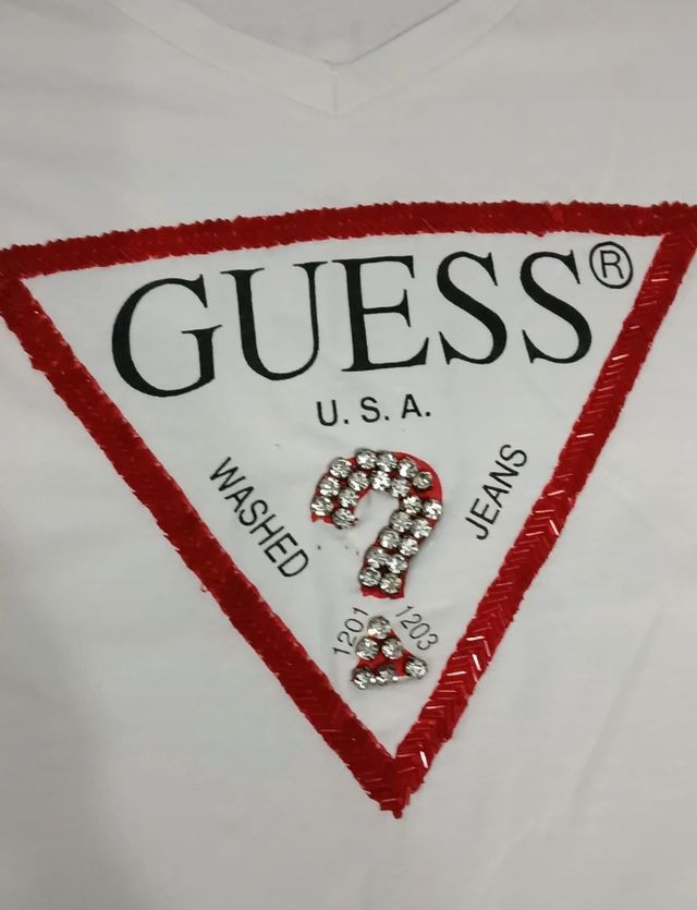 Camiseta Guess blanca