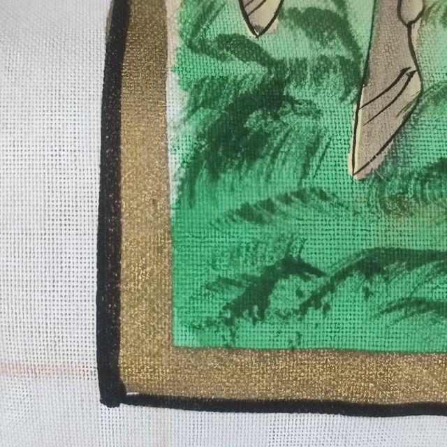 Miniatura indiana su tela