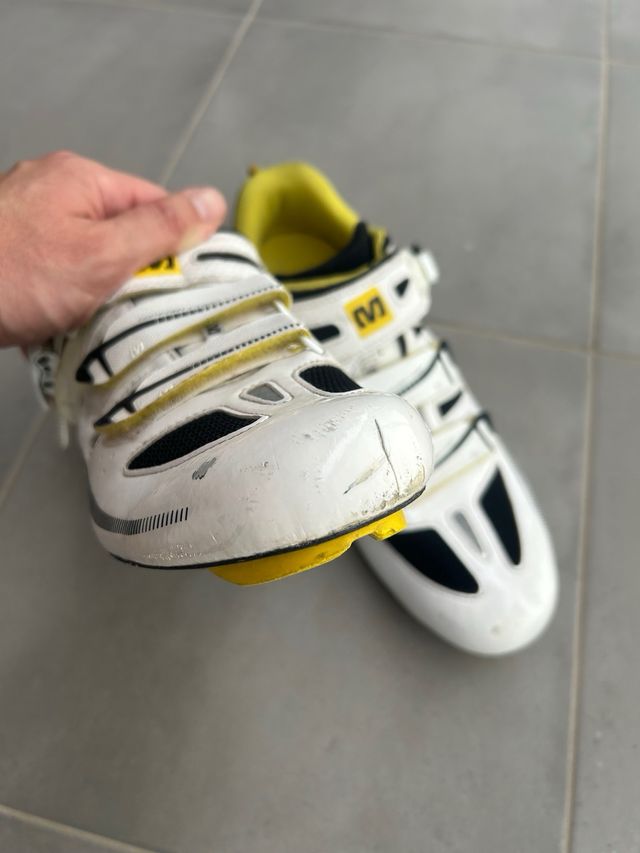 Zapatillas de ciclismo - Mavic carbon  T 45 y 1/3
