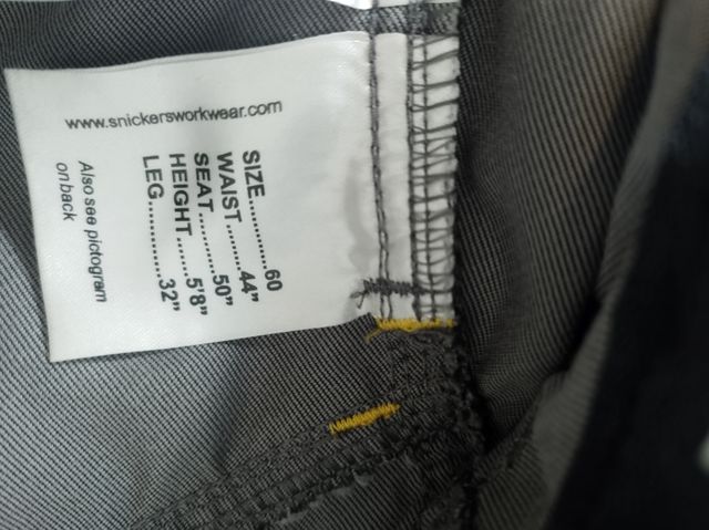 Pantalones trabajo Snicker Dura Twill W44 /60