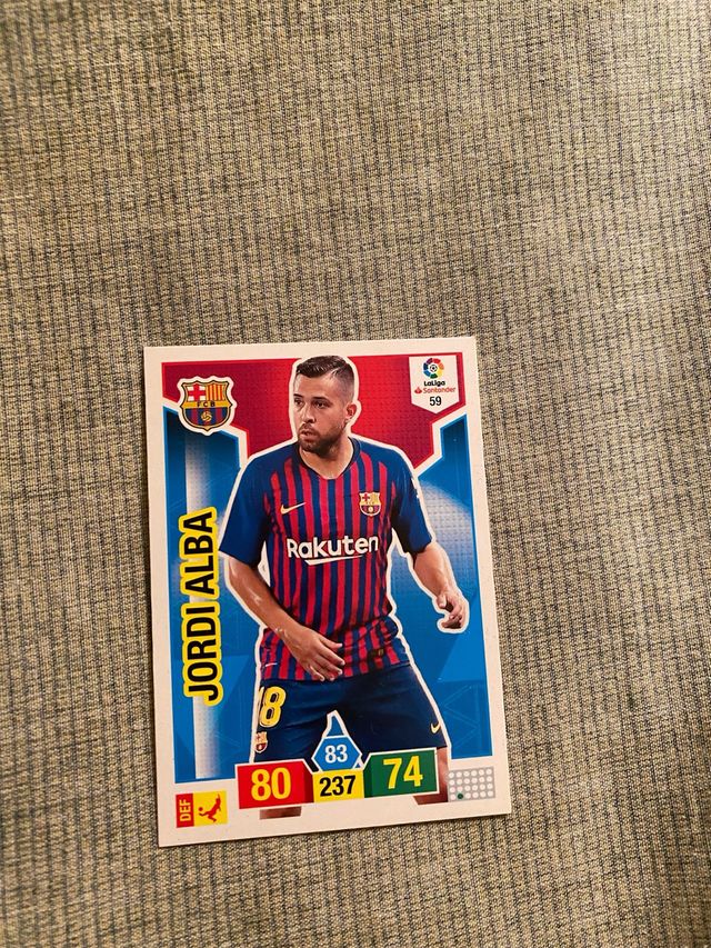 Cromo Jordi Alba - FC Barcelona 18-19