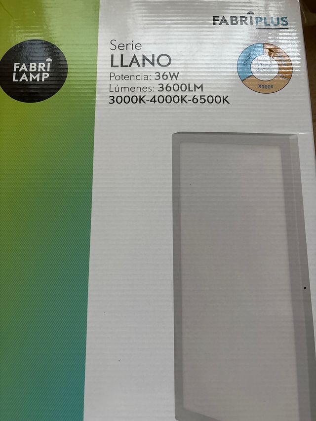 Plafón LED Fabrilamp LLano 36W
