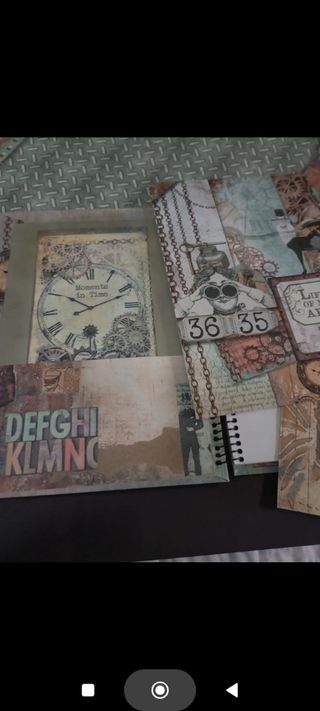 Libreta steampunk vintage