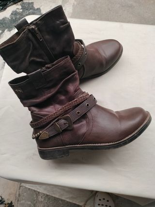 Botines Marrón Mujer
