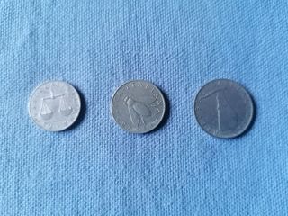3 Monete italiane 1954