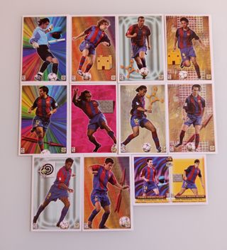 F.C.BARCELONA - TOP LIGA 2004 EQUIPO COMPLETO