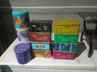 Lote Latas Vintage Decorativas