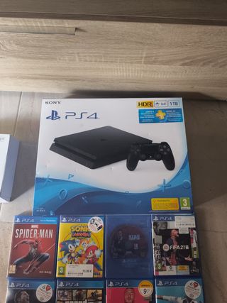 PS4 (PlayStation 4) 1TB + 14 juegos
