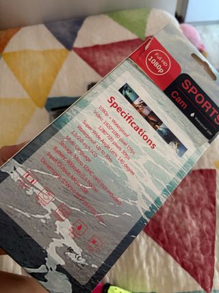 Cámara deportiva 1080p