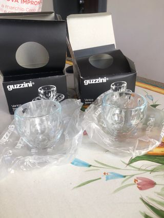 Guzzini Venice: 2 tazzine caffè vetro