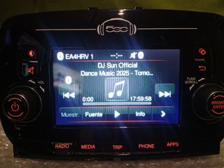Radio coche Fiat 500