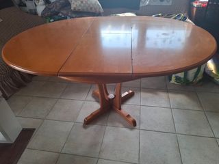 Mesa comedor extensible madera