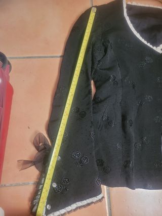 Corpiño negro alicantina