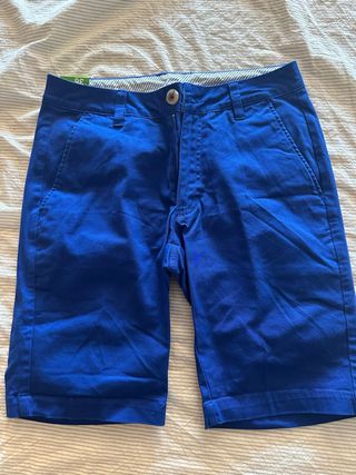Pantalone corto Decathlon tg XS blu