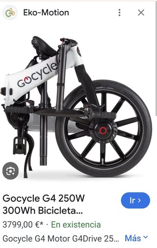Gocycle G4 Bicicleta Eléctrica plegable