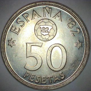 50 Pesetas España 1980 *81 Mundial 82