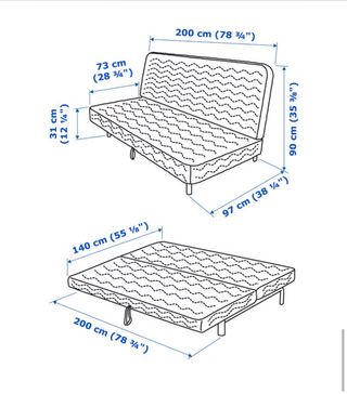 Sofá cama Ikea NYHAMN