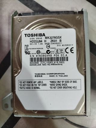 Discos duros Seagate 60GB y Toshiba 320GB