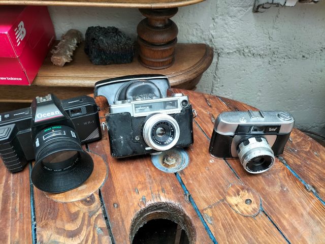 Lote cámaras fotográficas