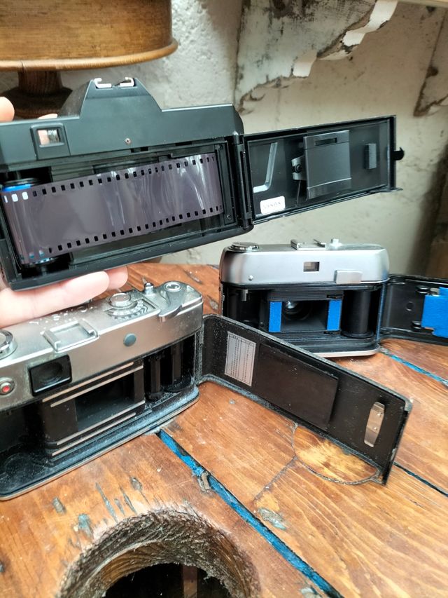 Lote cámaras fotográficas