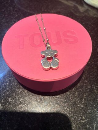 Collar Tous plata - cadena con oso plata
